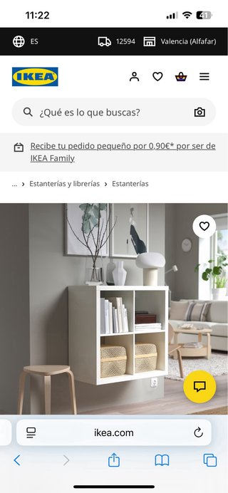 Estantería Kallax 77x77 cm Blanca