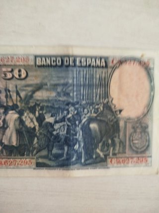 Billete 50 Pesetas Banco de España 1928