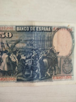 Billete 50 Pesetas Banco de España 1928