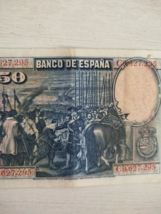 Billete 50 Pesetas Banco de España 1928
