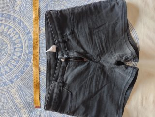 Pantalones cortos vaqueros negros