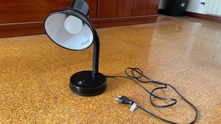Flexo de escritorio negro