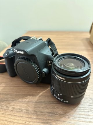 Canon EOS 1200D + Trípode + Funda