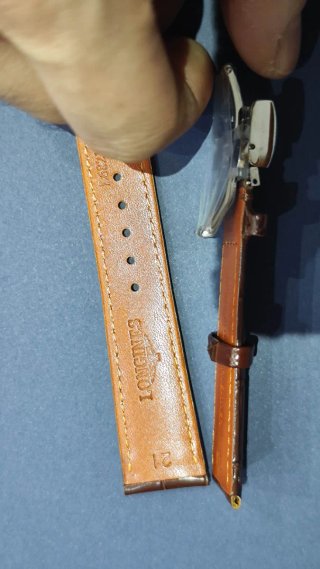 Correa Longines Piel Marrón 21mm