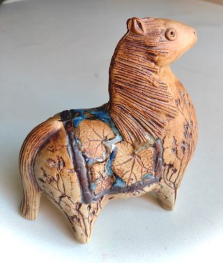 Caballo de cerámica TENMOKU POTTERY