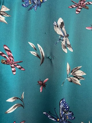 Vestido evento niña estampado mariposas.