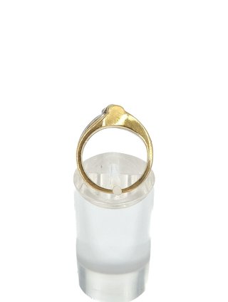 048-01-00009 Anillo Oro Bicolor 18K Diamante