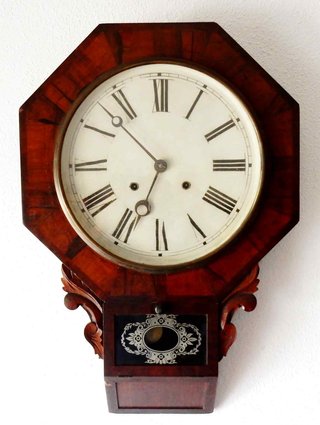 Reloj de Pared Americano Antiguo - C1900
