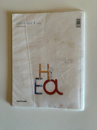 Letra a letra, 1 Primaria cartilla de lectura