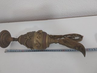 Jarra Ánfora Aguamanil de Bronce Neoclásica