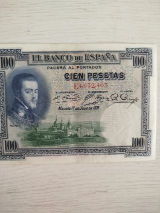 Billete 100 Pesetas Banco de España 1925