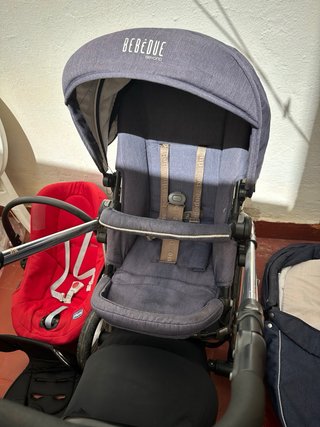 Carrito Bebé 3 Piezas bebedue