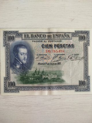Billete 100 Pesetas Banco de España 1925