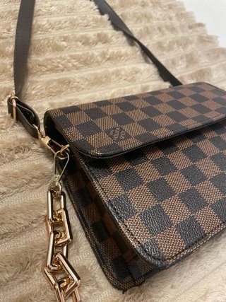 Bolso Louis Vuitton Marrón Damier