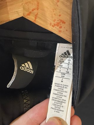 Sudadera Adidas Negra y Blanca