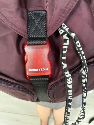 Mochila Bimba y Lola grande burdeos