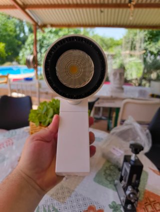 Foco LED Blanco para Carril