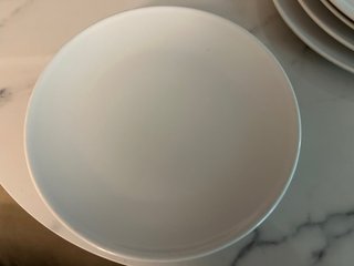 Set 8 Platos Porcelana Blancos