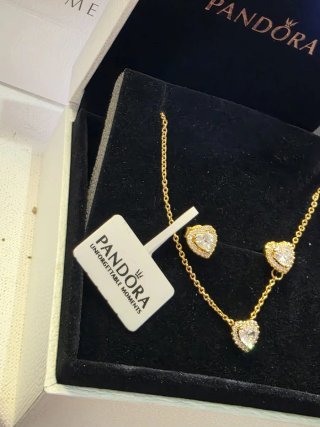 Conjunto Pandora Corazón Brillante