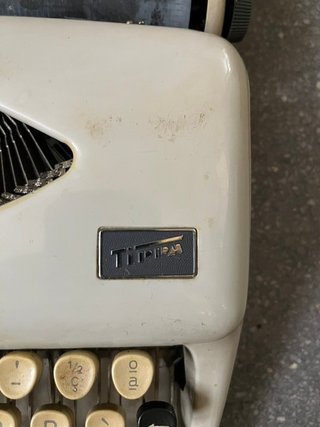 Máquina de escribir años 70