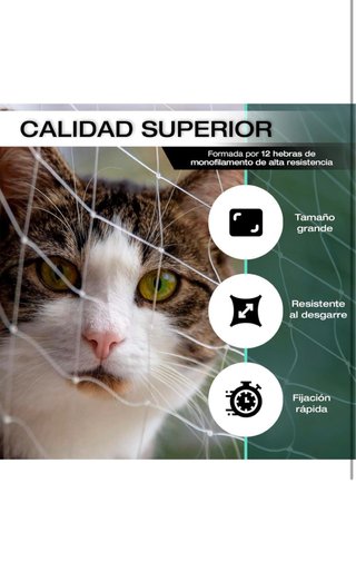Red Protección Gatos 8x3m