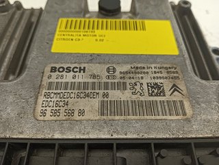 CENTRALITA MOTOR UCE CITROEN C3 8HZ 0281011785