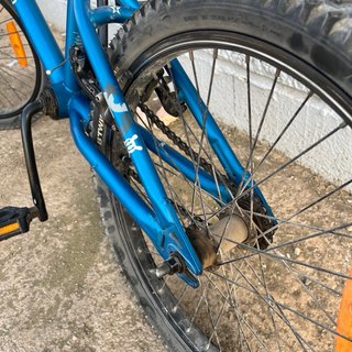 Bicicleta BMX B'twin Azul