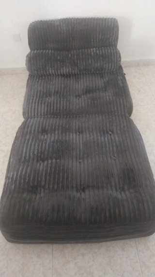 Sofacama/cama plegable invitados negro