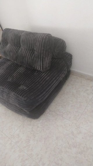 Sofacama/cama plegable invitados negro