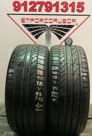 215 40 18 Y BRIDGESTONE RUEDA PREMIUM YA MONTADA