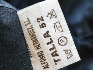 Traje de hombre negro