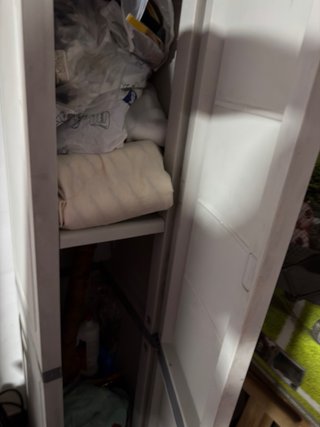 Mueble resina garaje blanco