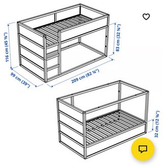 Cama IKEA Kura reversible