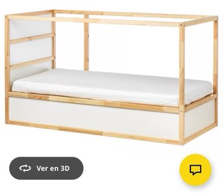 Cama IKEA Kura reversible