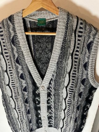 Chaleco vintage estampado