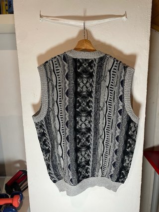 Chaleco vintage estampado