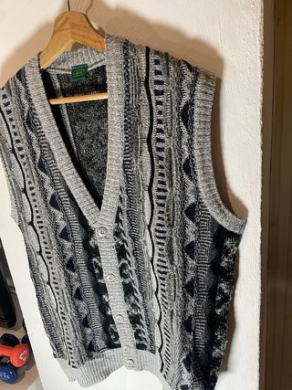 Chaleco vintage estampado