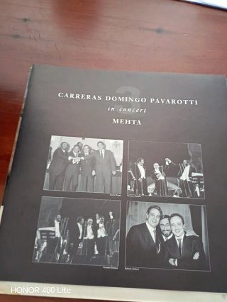 Vinilo Carreras Domingo Pavarotti en Concierto