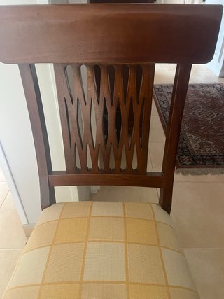 Mesa comedor redonda extensible + 4 sillas