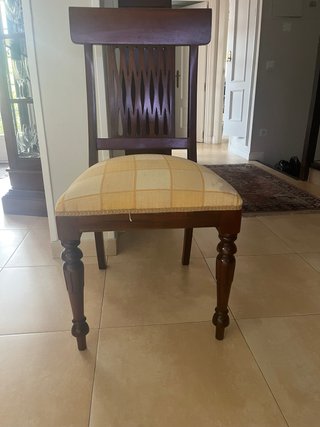 Mesa comedor redonda extensible + 4 sillas