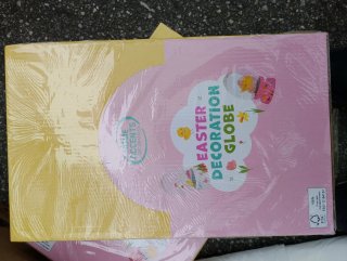 Huevo de Pascua con Conejo y Purpurina 28 UNIDADES
