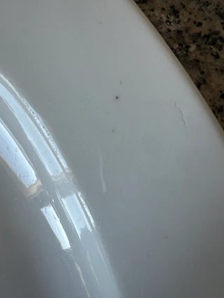 Plato de Servir de Cerámica Blanco | Como Nuevo