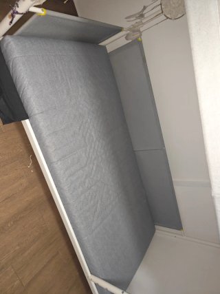 Litera Metálica Ikea Gris/Blanco
