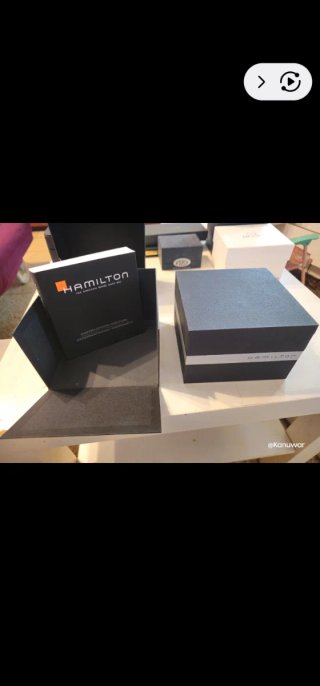 Reloj Hamilton Viewmatic Caballero Cuero Marrón