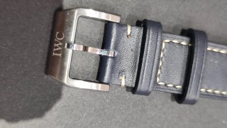 Correa IWC 20mm Piel Azul