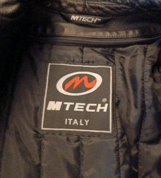 Chaqueta moto piel MTECH