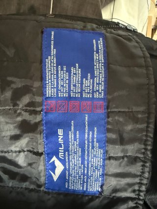 Chaqueta de moto Mline negra y roja