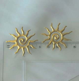 Pendientes Sol Dorados - Nuevos