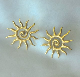 Pendientes Sol Dorados - Nuevos