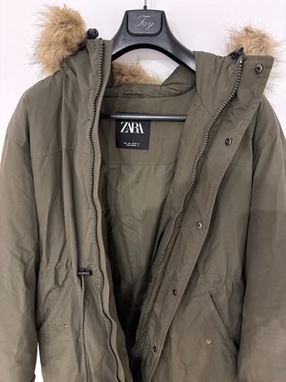 Chaqueta Zara Hombre Talla L Verde Militar